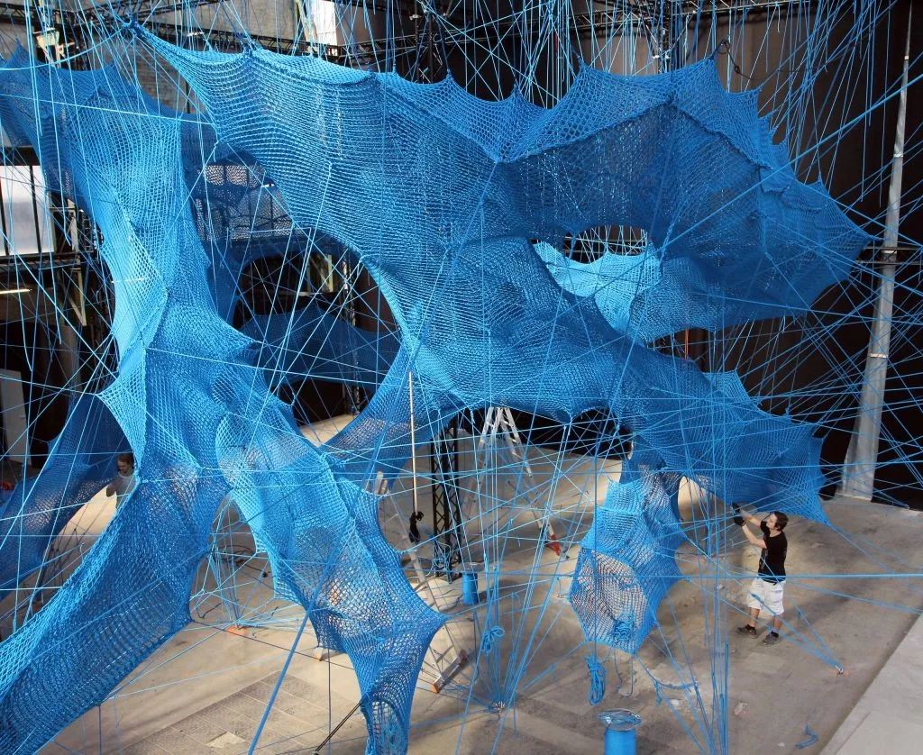 一个编织而成的艺术赋予新灵感