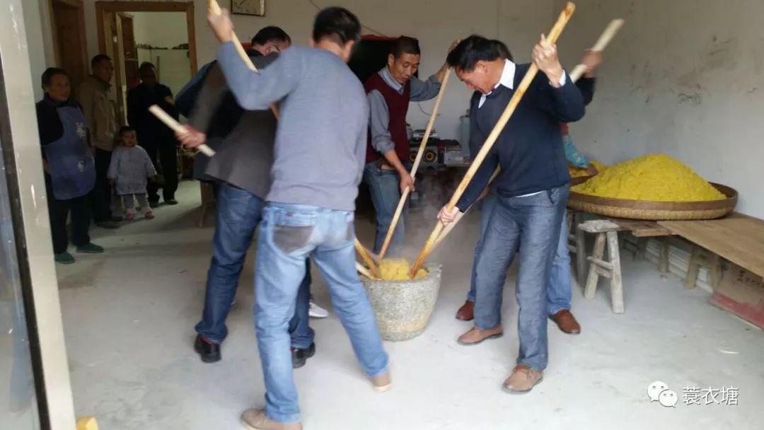 正宗大禾米黄元柴做的黄元米果零添加安全放心好吃