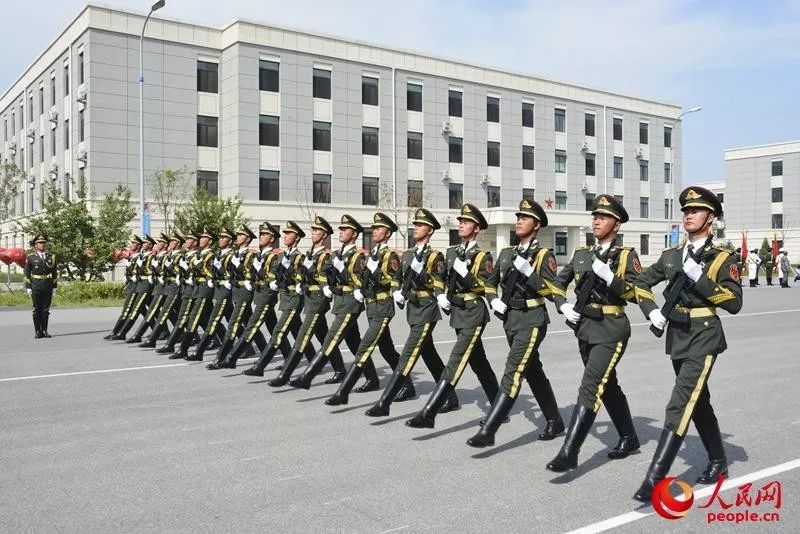 直击阅兵训练场三军仪仗是这样炼成的