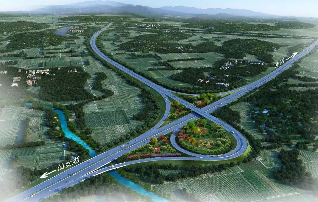 s312黎欧线,s221港东线三条国省道升级改造而成,路线全长57