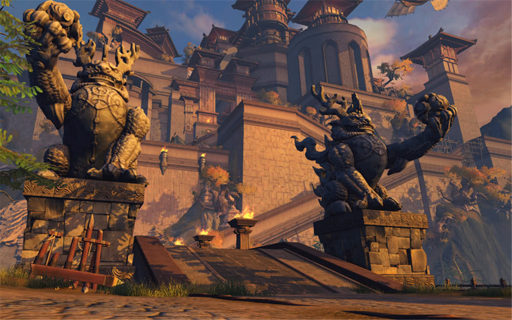 天谕游戏场景图这风景美得像仙境