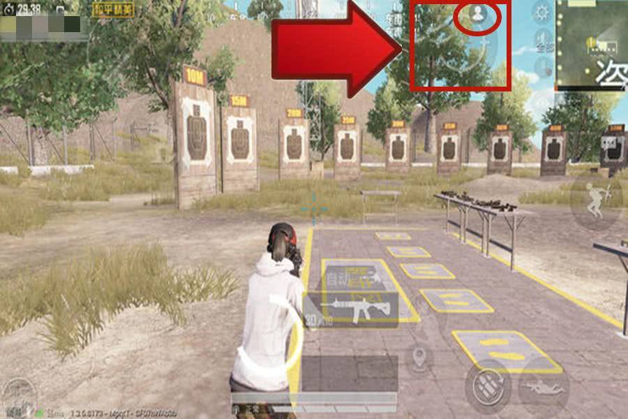 和平精英训练场成奇葩馆四指无法开枪练枪法被火烧