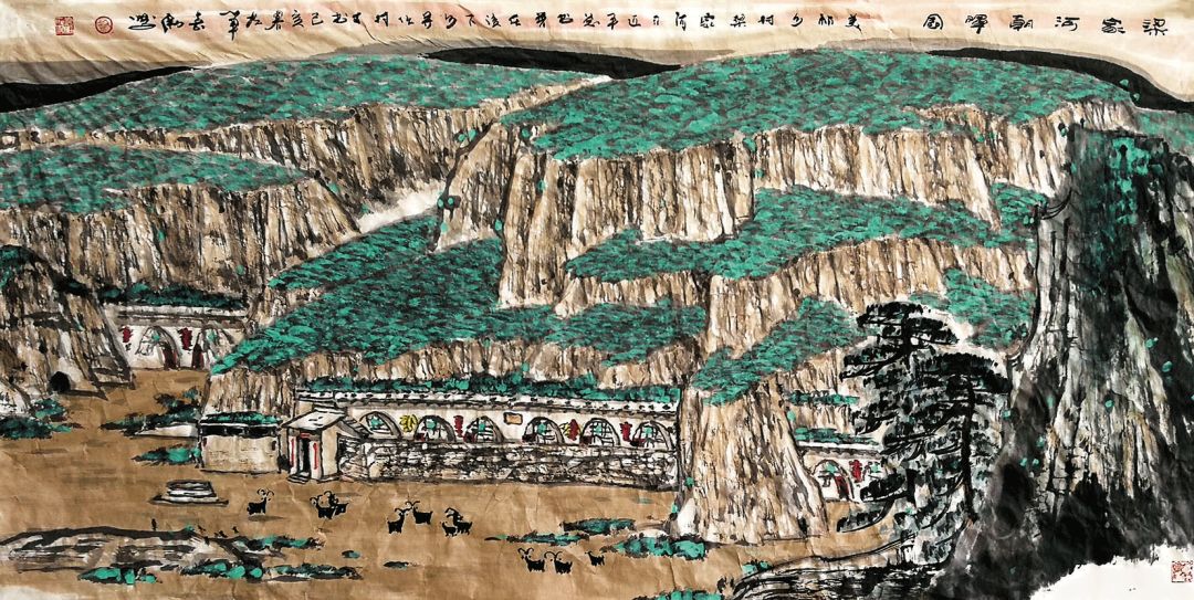 展览预告绿水青山陕西山水画七十家提名作品展