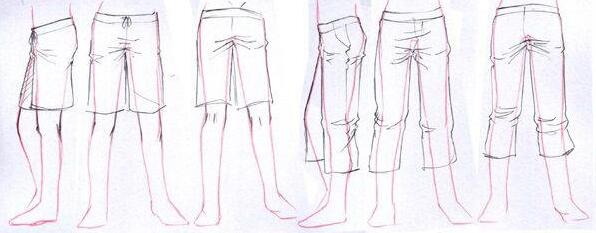 绘画教程动漫衣服褶皱的详细画法