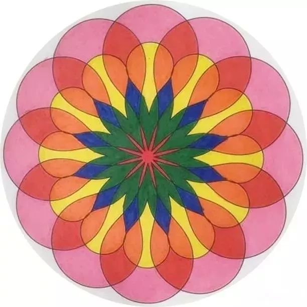 幸福dna曼陀罗绘画治疗:你幸福人生的正确打开方式_彩绘