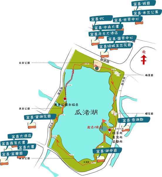 5公里比赛场地:柯桥瓜渚湖东岸公园9:30-11:00比赛时间:2019年10月12