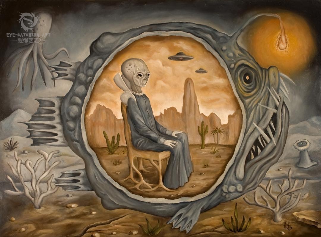 80万人在线等他的一幅画,科幻大片用油画的方式讲给你_马克·罗杰斯