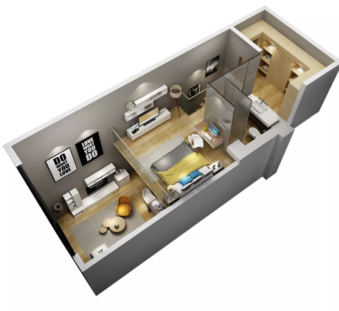 (loft公寓一楼二楼模型演示)到底有多神呢?