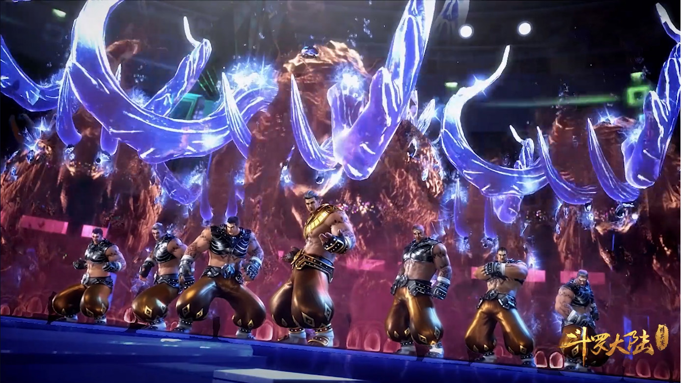 原创斗罗大陆71集史莱克四美换装竹清身材抢眼钻石猛犸登场