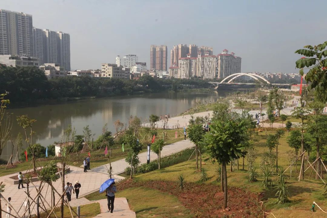 罗定江滨公园(南区)正式开园!预见您未来生活的蓝图!