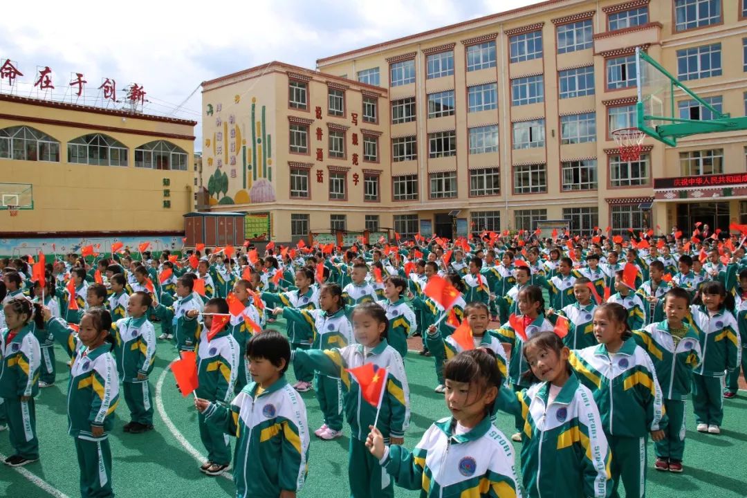 祖国我想对你表白卓尼县柳林小学庆祝新中国成立70周年主题活动丰富