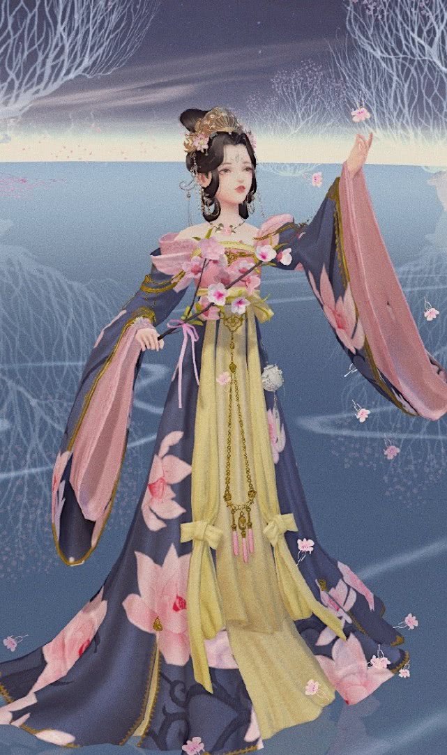 《云裳羽衣》游戏高清壁纸:古风美少女真养眼