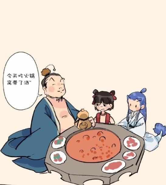 哪吒师徒三人吃火锅忘记买菜哪吒灵机一动太乙丙丙不想吃了