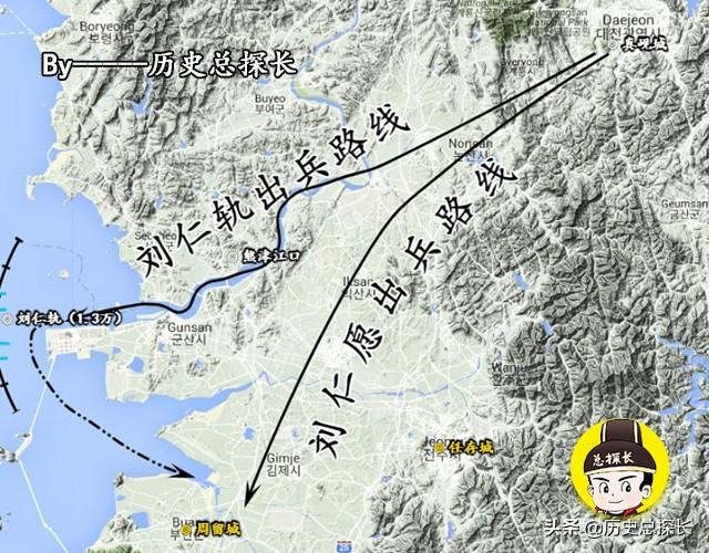 地图上的战争大唐刘仁轨再现奇迹海上大战扫平四万倭国海军