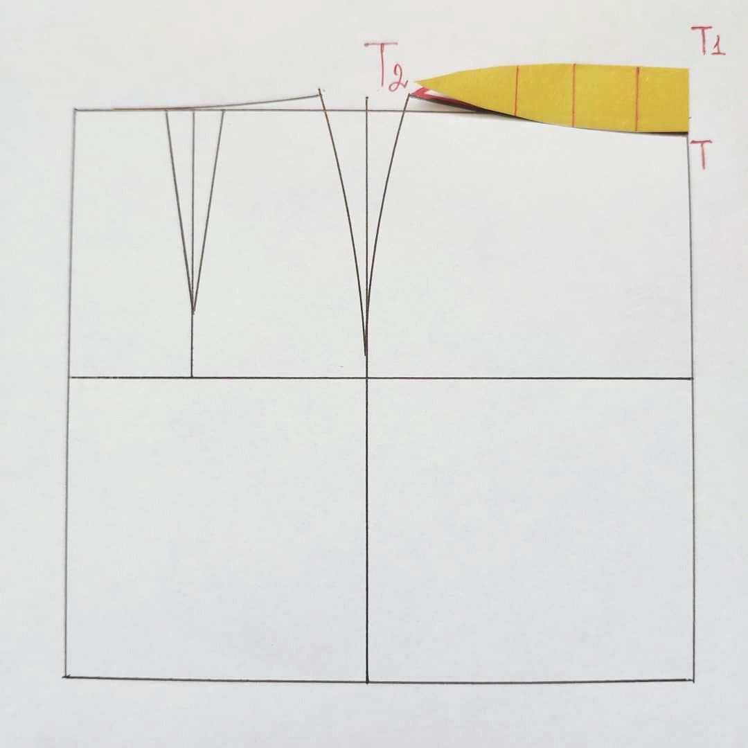 3款连衣裙5款半身裙的纸样变化实例67
