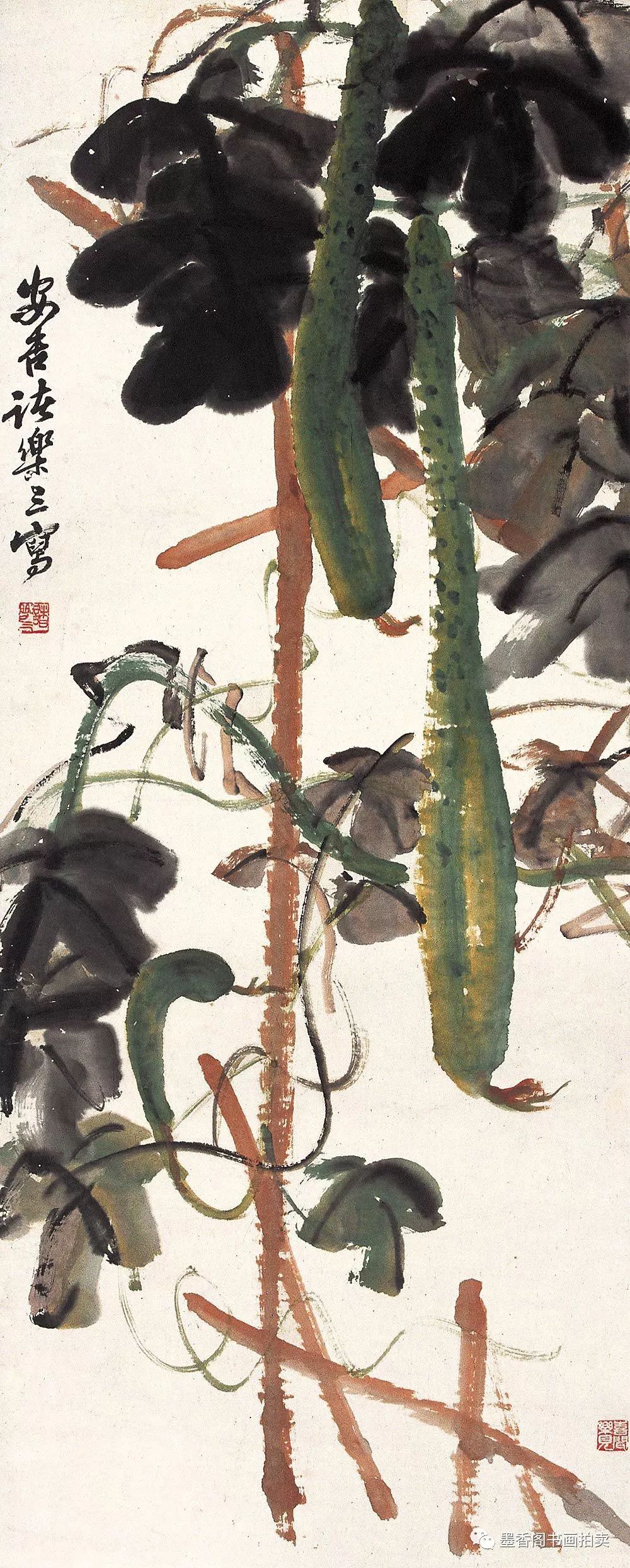 中国画中瓜果蔬菜的美好寓意