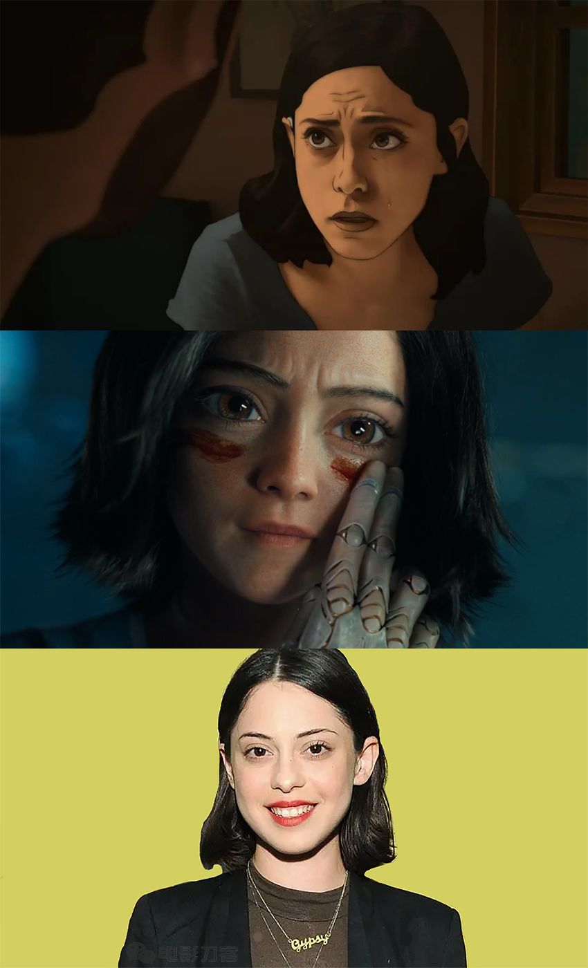 女主角rosa salazar,她也是隱藏在幕後的戰鬥天使阿麗塔.