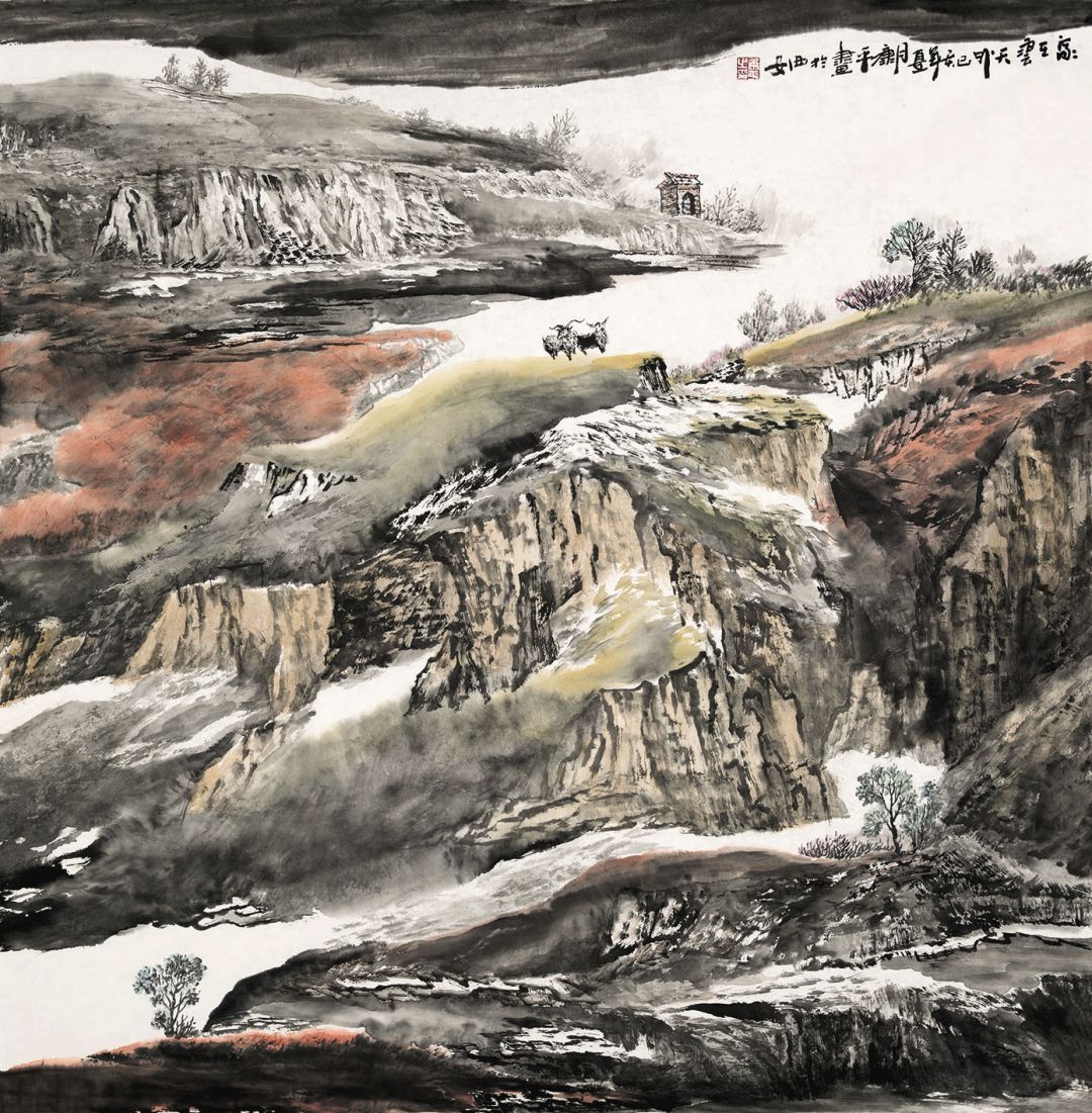 展览预告绿水青山陕西山水画七十家提名作品展