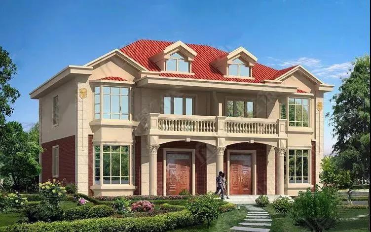 热门双拼轻钢别墅户型