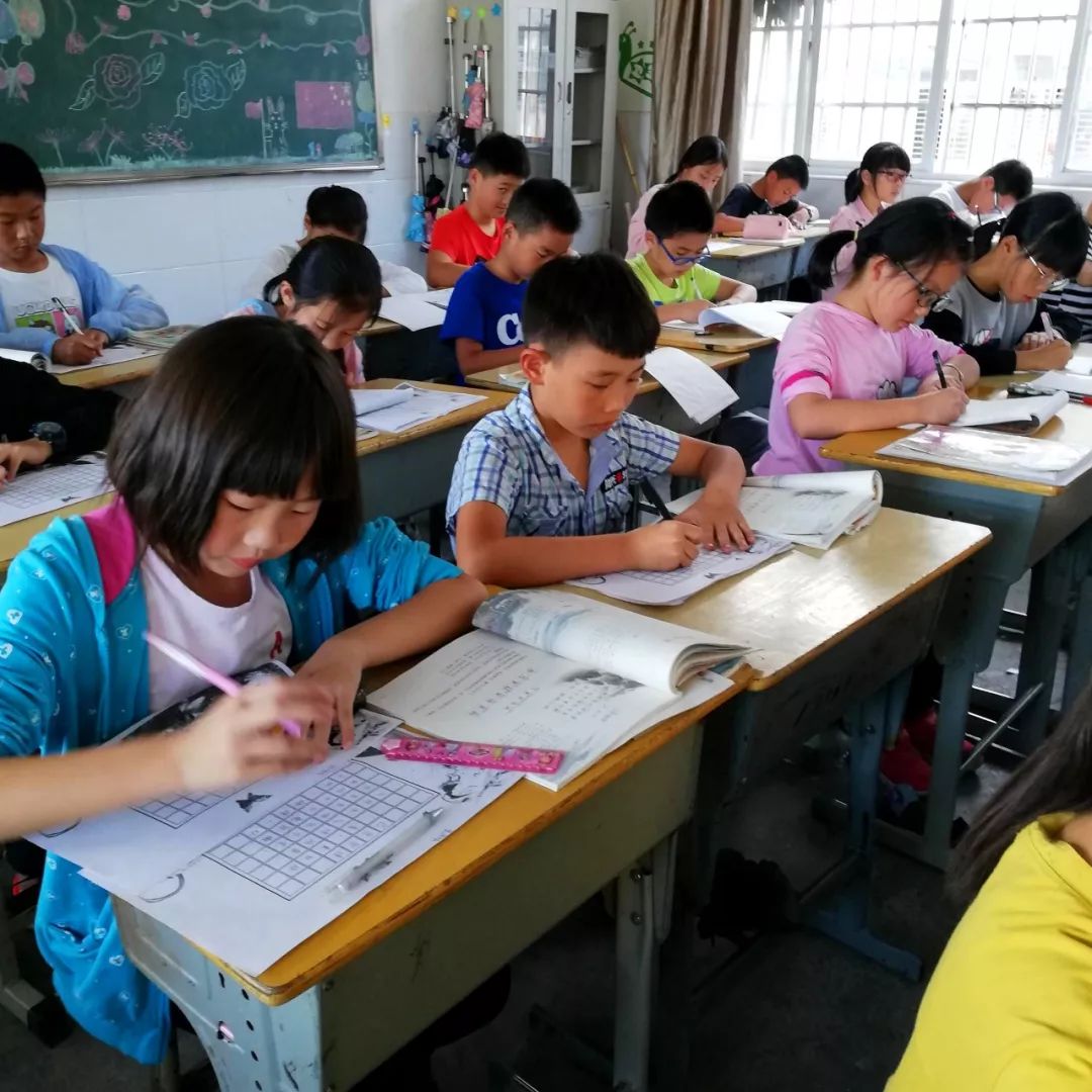 校园动态启航学校举行小学生规范字书爱国情怀书写大赛
