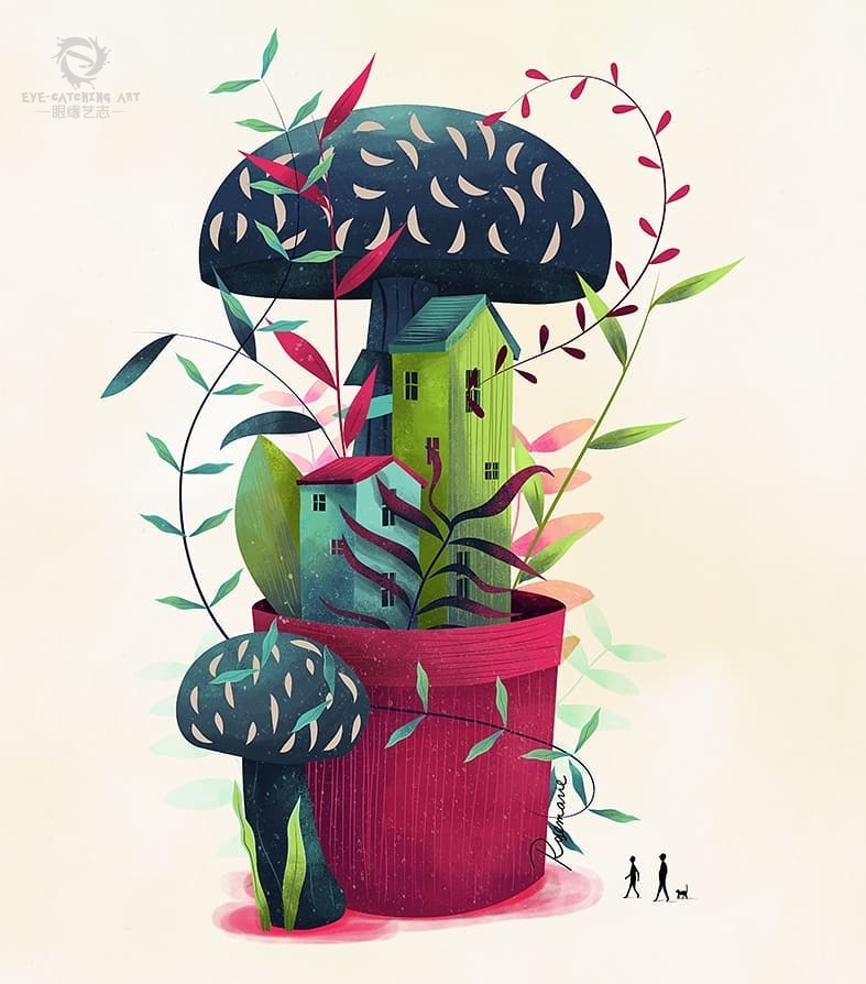 极致清爽的蘑菇世界设计大师的作品怎能错过