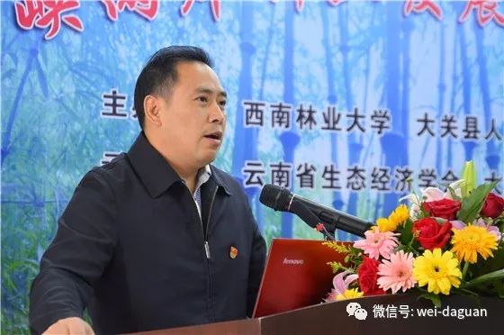 县委副书记,副县长雷楚英在致辞中指出,大关立足竹资源优势,确定了以