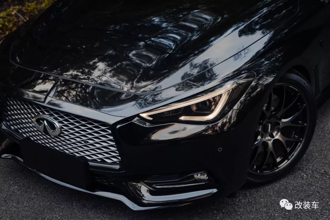 奇瑞王英菲尼迪q60改装黑武士全身散发出凶猛气息