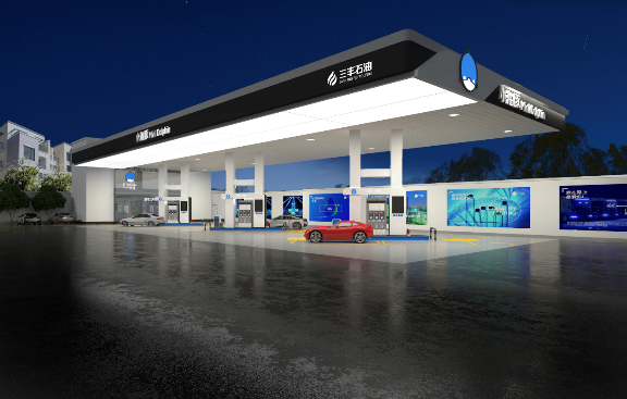 据悉,于2019年9月28日在蔡甸区开业的小海豚车城西路加油站,站内全部