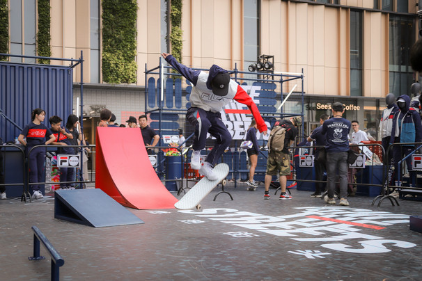 燃热街头 滑板制"躁" fila fusion 滑板·潮流文化体验日登陆深圳万象