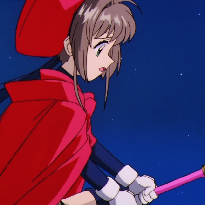 动漫图集穿红衣服的小姐姐