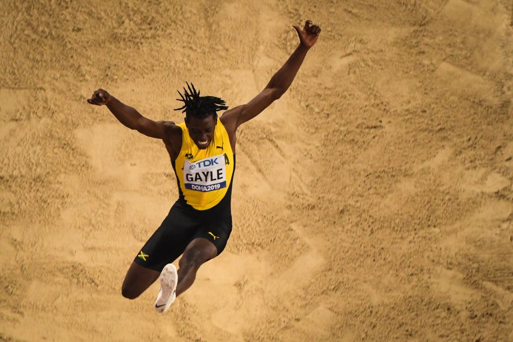 8米69牙买加盖尔击败古巴超级天才黑马式夺得世锦赛跳远金牌
