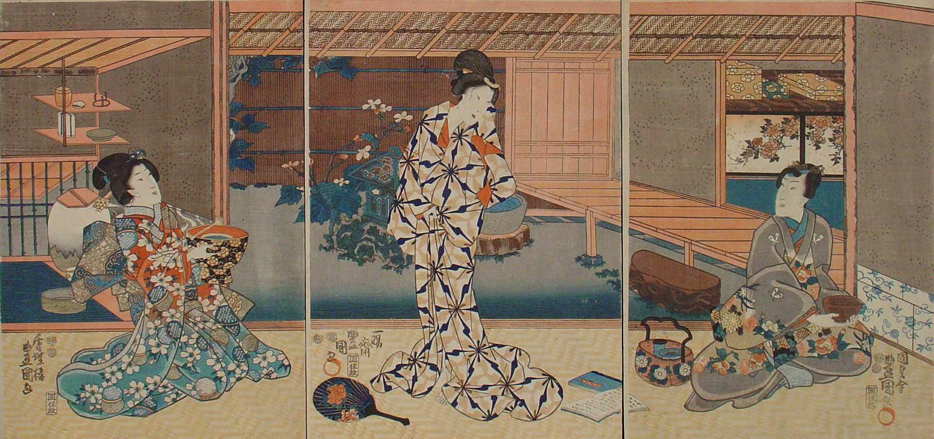 日本三大浮世绘大师图片