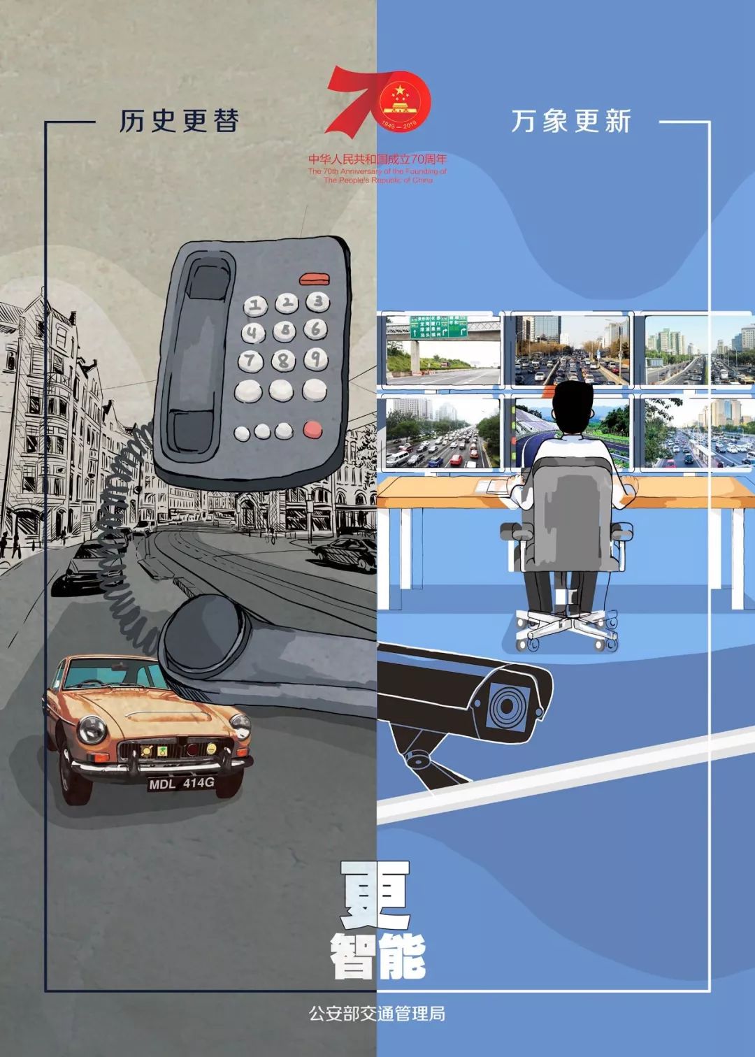 中国道路交通管理今昔震撼对比