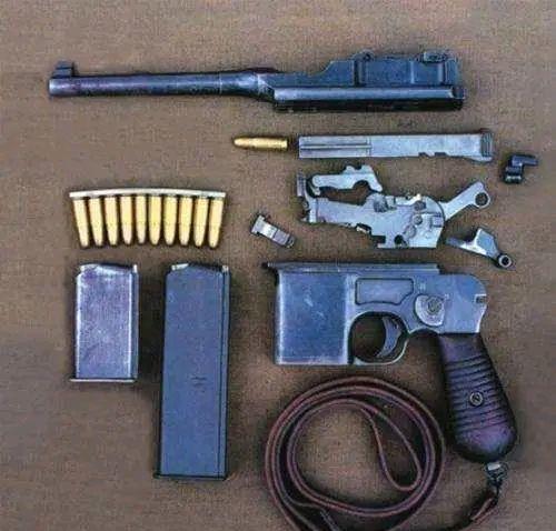 m1932式冲锋手枪冯玉祥将军甚至用驳壳枪装备了一个手枪旅,该旅每人