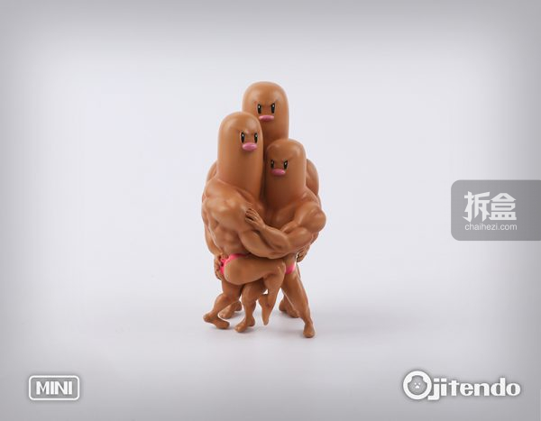 ojitendo工作室yo系列限定版迷你地鼠三兄弟