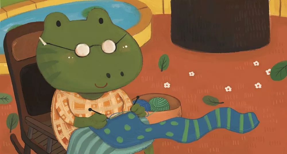 睡前故事丨青蛙奶奶的快乐围巾