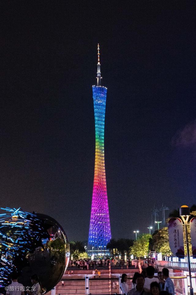 原创广州的地标是什么小蛮腰打卡夜色广州塔就像一个愿望一样