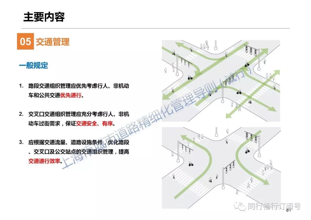 城市道路精细化管理导则核心内容