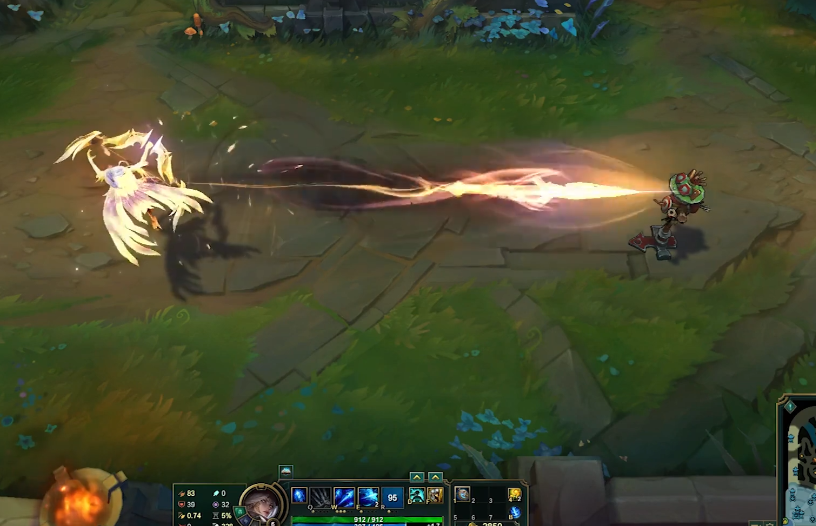 英雄联盟:寒冰新皮肤西部魔影大招特效,当命中目标时,帅的一匹