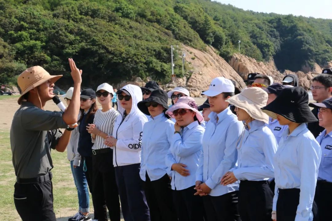 象山松蘭山2019秋季沙灘拓展人生處處是課堂突破自我力量前行