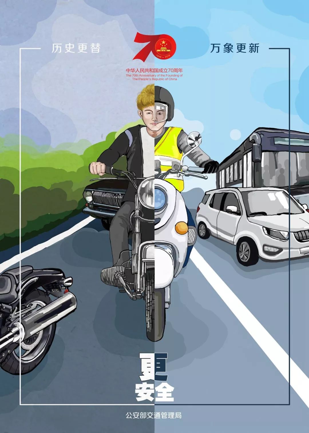 中国道路交通管理今昔震撼对比