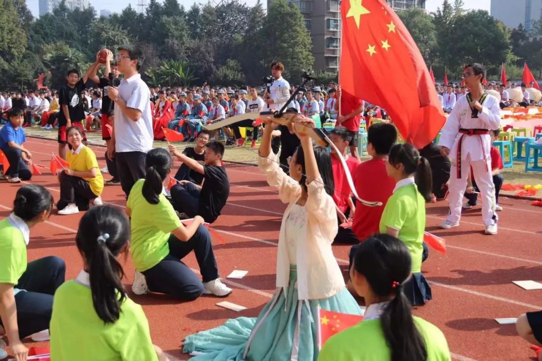 36个班36个style下沙中学运动会开幕式精彩纷呈