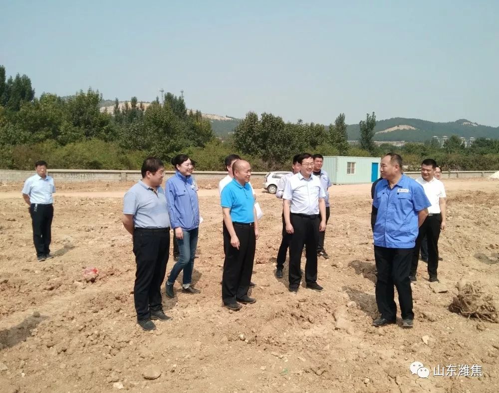 昌乐县县长张建伟一行调研唯61桂水湾住宅及中科氢能研究院项目