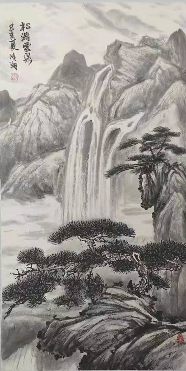 画家李鸿翔神韵和谐栩栩如生