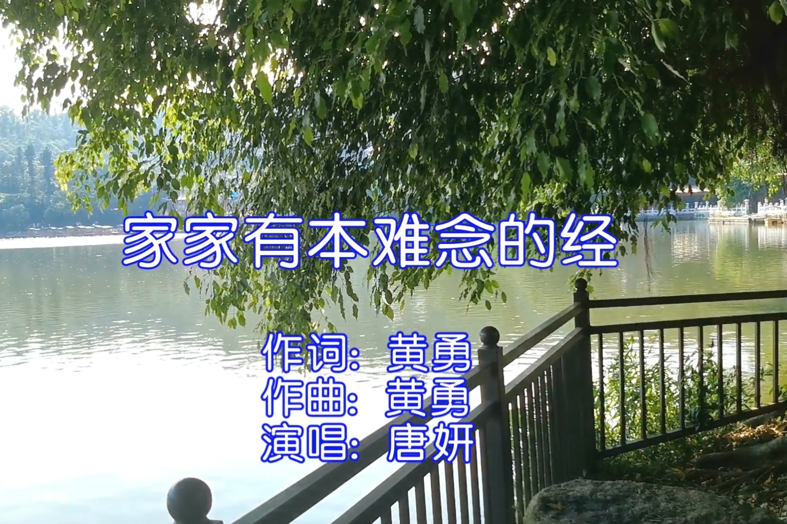 一首家家有本难念的经人生的感悟歌词写的太好了