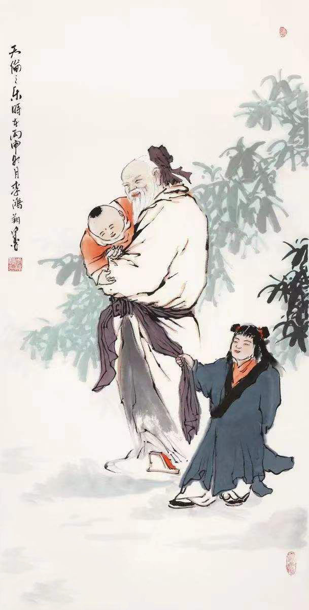 画家李鸿翔神韵和谐栩栩如生