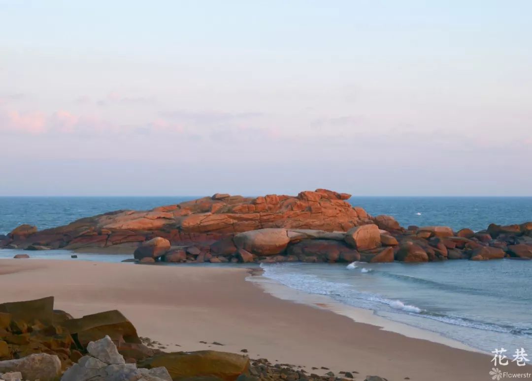 石圳海滩风景照片图片