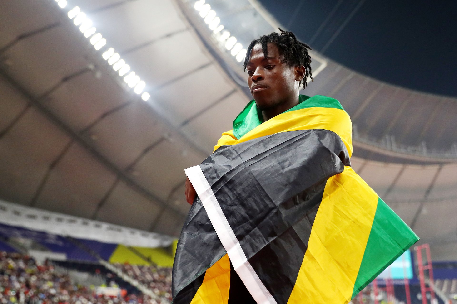 8米69牙买加盖尔击败古巴超级天才黑马式夺得世锦赛跳远金牌