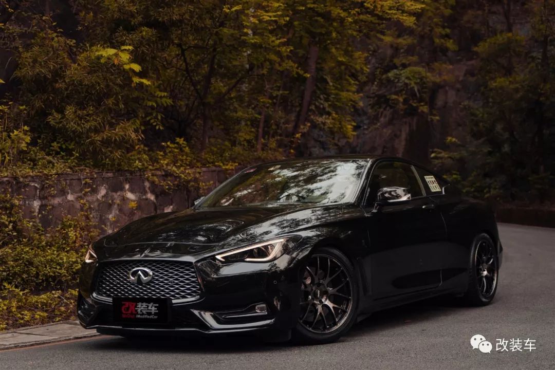 奇瑞王英菲尼迪q60改装黑武士全身散发出凶猛气息