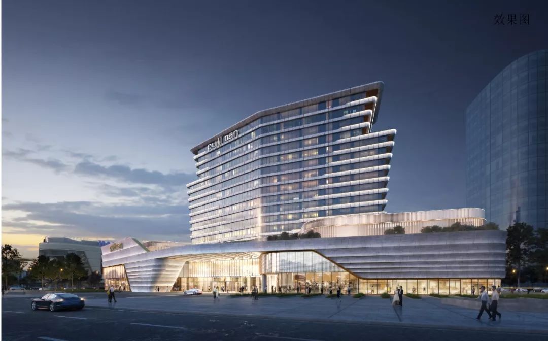 设计调整后的效果图曝光,一起来看看这个五星级酒店将建设成什么样吧!